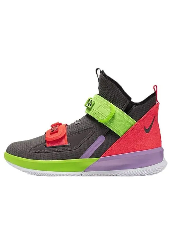 Кроссовки леброн солдат 13 эп Nike — изображение 1 из 4, красный/серый/зеленый