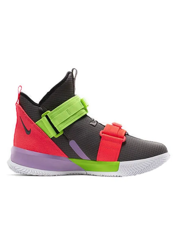 Кроссовки леброн солдат 13 эп Nike — изображение 2 из 4, красный/серый/зеленый