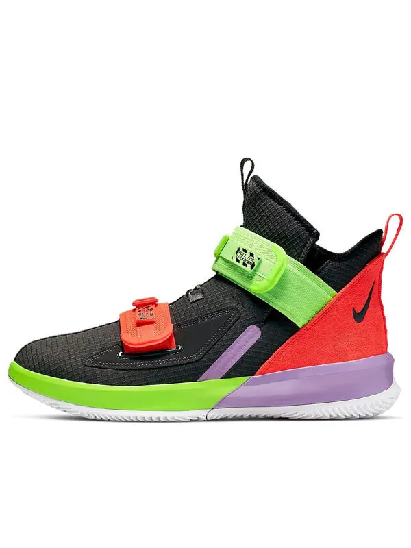 Кроссовки леброн солдат 13 Nike — изображение 1 из 4, серый, зеленый