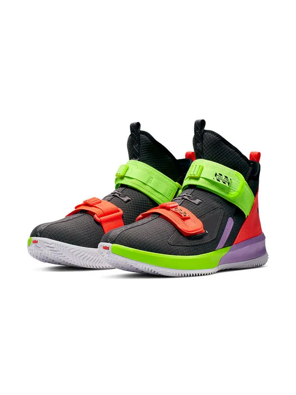 Кроссовки леброн солдат 13 Nike — изображение 3 из 4, серый, зеленый