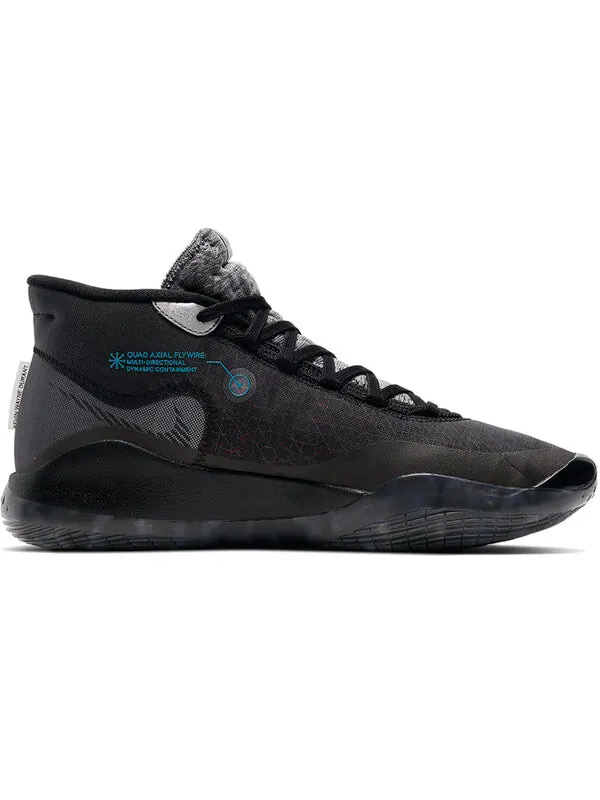 Кроссовки кд 12 Nike — изображение 2 из 4, черный/серый