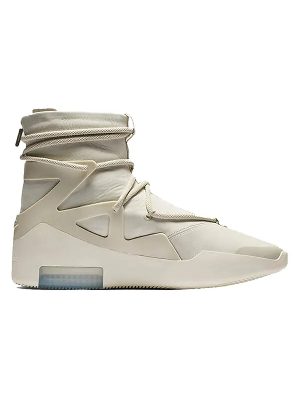 Кроссовки Nike Air Fear of God 1 Vintage Basketball Unisex — изображение 2 из 4, светлый/черный