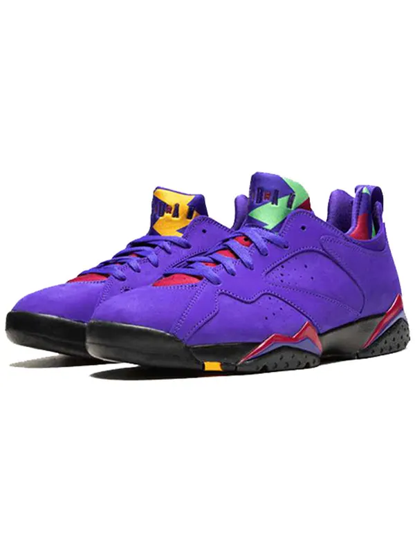 Кроссовки 7 retro low nrg 'bright concord' Air Jordan — изображение 3 из 4, яркий/-черный
