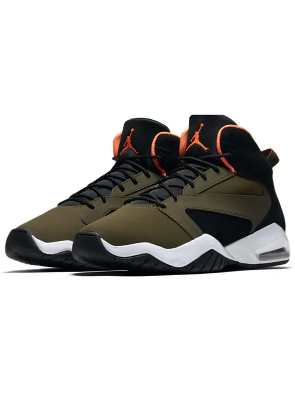 Кроссовки взлетают Air Jordan — изображение 3 из 4, оливковый/-черный-белый