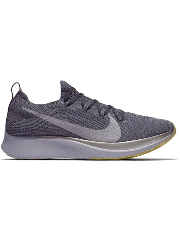 Кроссовки zoom fly flyknit Nike — изображение 2 из 4, темный серый/-черный