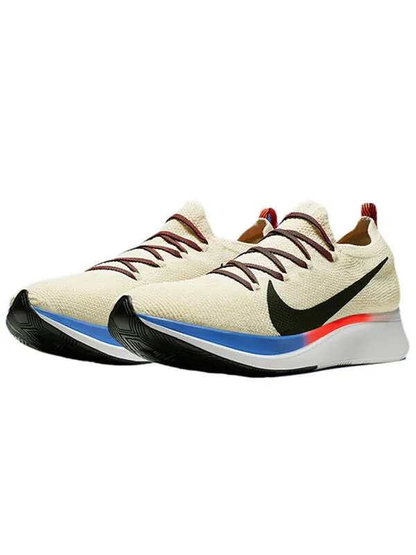 Кроссовки zoom fly flyknit Nike — изображение 2 из 4, светлый кремовый/черный