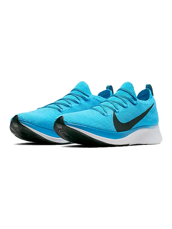 Кроссовки zoom fly flyknit Nike — изображение 2 из 4, синий/черный-белый-синий