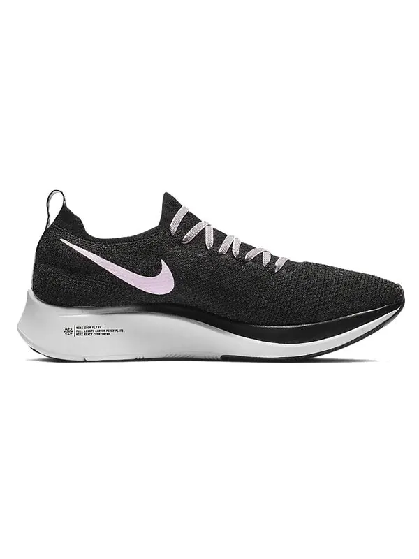 Кроссовки zoom fly flyknit Nike — изображение 2 из 4, черный/розовый-серый