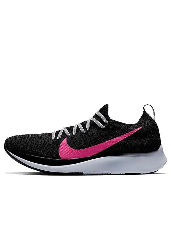 Кроссовки zoom fly flyknit Nike — изображение 1 из 4, черный/розовый