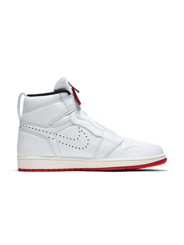 Кроссовки 1 ретро высокая молния Air Jordan — изображение 2 из 4, белый