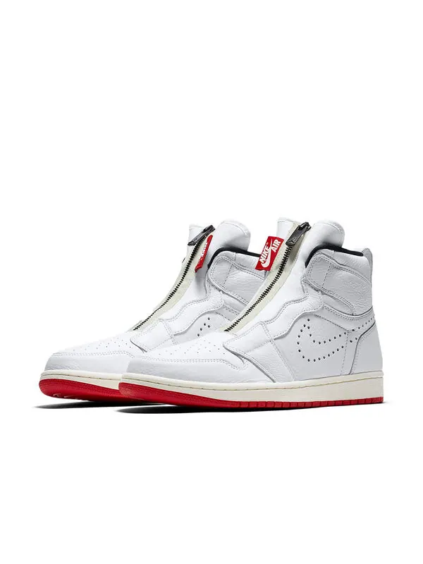 Кроссовки 1 ретро высокая молния Air Jordan — изображение 3 из 4, белый