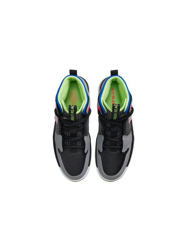 Кроссовки 1 реакция Air Jordan — изображение 4 из 4, черный/зеленый