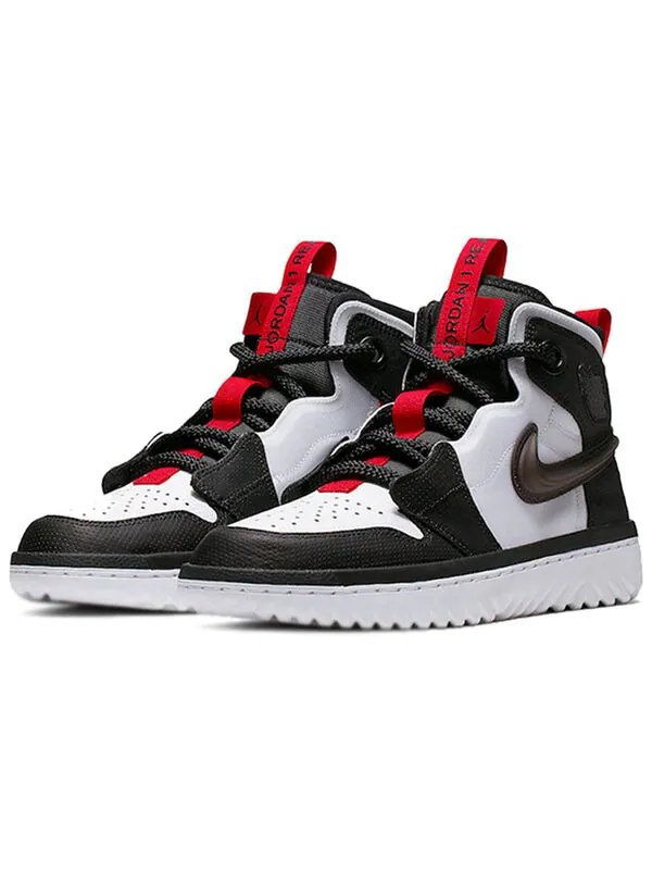 Кроссовки 1 реагируют высоко Air Jordan — изображение 3 из 4, черный-белый-красный