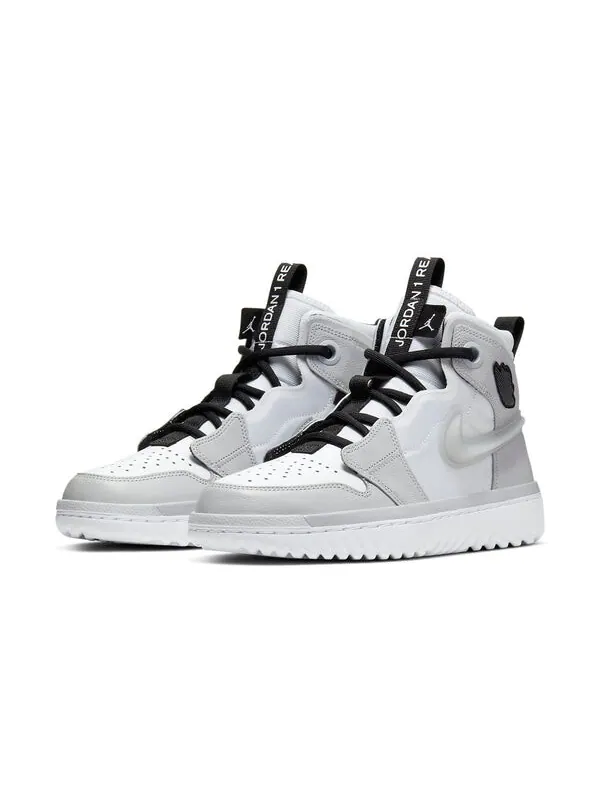Кроссовки 1 реагируют высоко Air Jordan — изображение 3 из 4, белый/серый