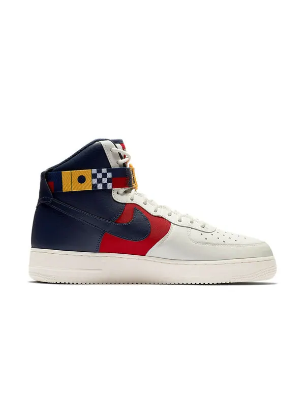 Кроссовки air force 1 высокие Nike — изображение 2 из 4, белый/красный/синий