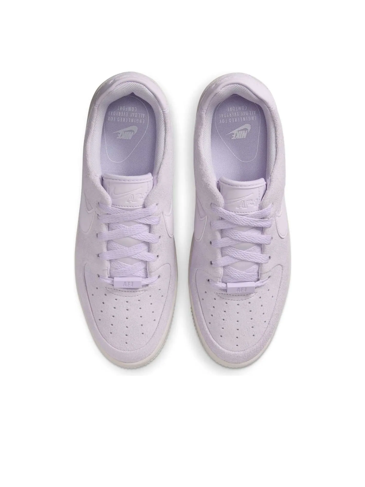 Кроссовки (WMNS) Nike Air Force 1 Sage Low 'Barely Grape' — изображение 2 из 6, фиолетовый
