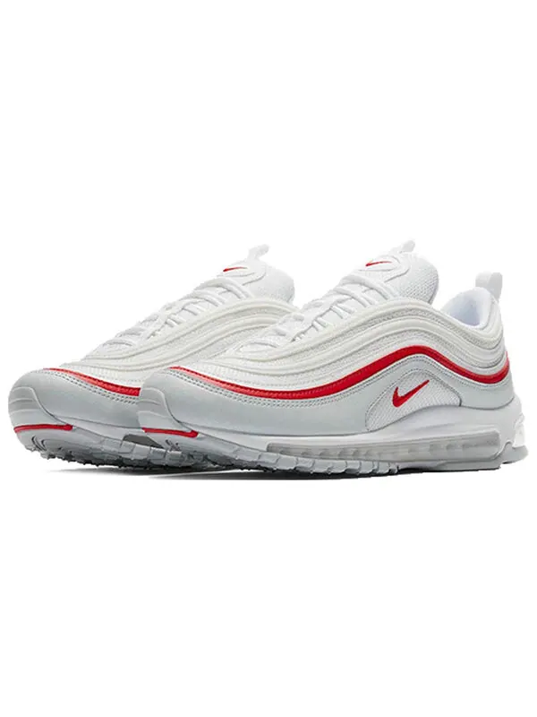 Кроссовки air max 97 'university red white' Nike — изображение 3 из 4, платиновый/красный