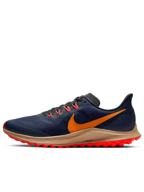 Кроссовки air zoom pegasus 36 trail 'obsidian crimson' Nike — изображение 1 из 4, черный//оранжевый