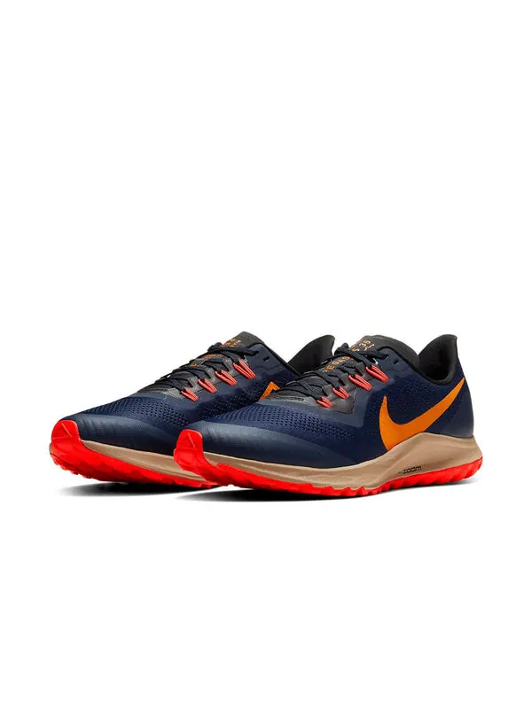 Кроссовки air zoom pegasus 36 trail 'obsidian crimson' Nike — изображение 3 из 4, черный//оранжевый