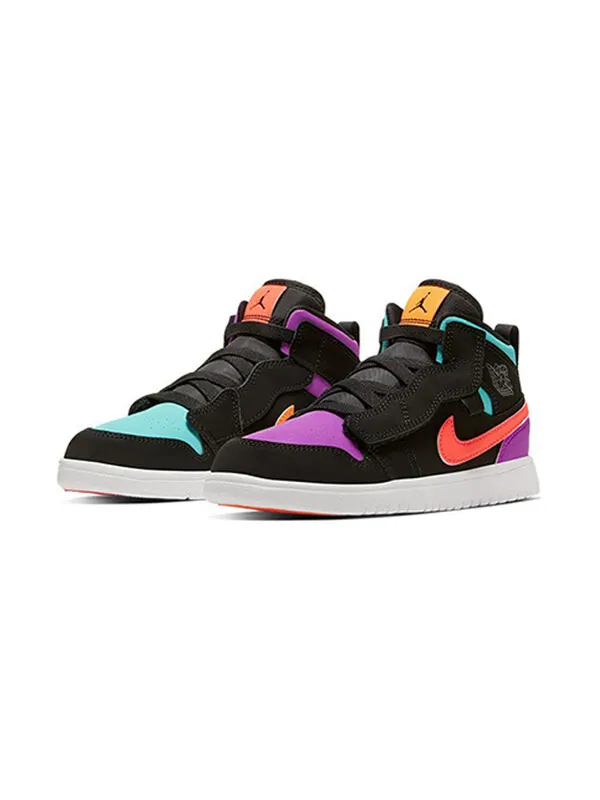 Кроссовки 1 средние альт Air Jordan — изображение 3 из 4, черный