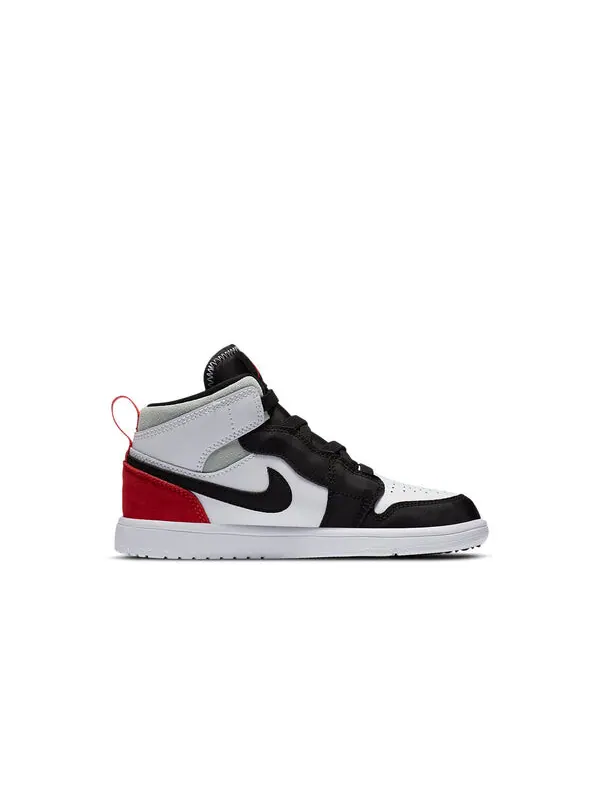 Кроссовки 1 средние альт Air Jordan — изображение 2 из 4, белый/красный/черный