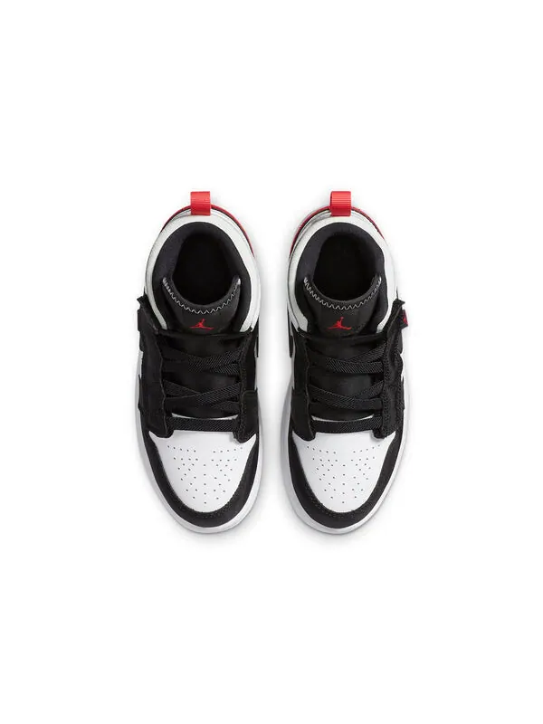 Кроссовки 1 средние альт Air Jordan — изображение 4 из 4, белый/красный/черный
