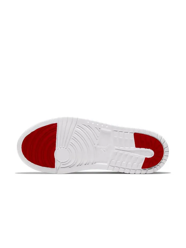 Кроссовки 1 средние альт Air Jordan — изображение 3 из 3, красный/черный/белый