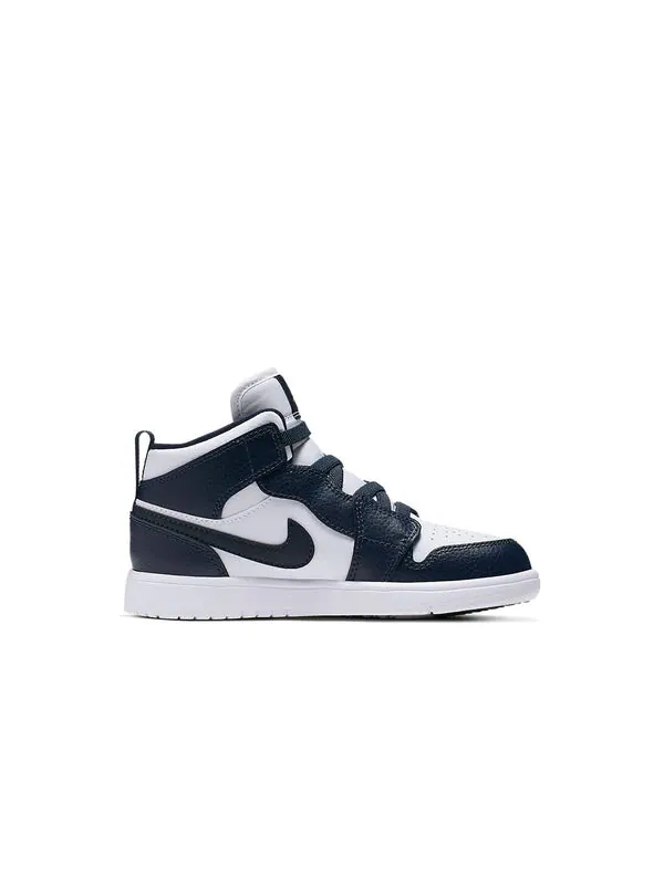 Кроссовки 1 средние альт Air Jordan — изображение 2 из 4, белый