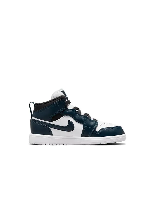 Кроссовки 1 средние Air Jordan — изображение 2 из 4, синий/белый