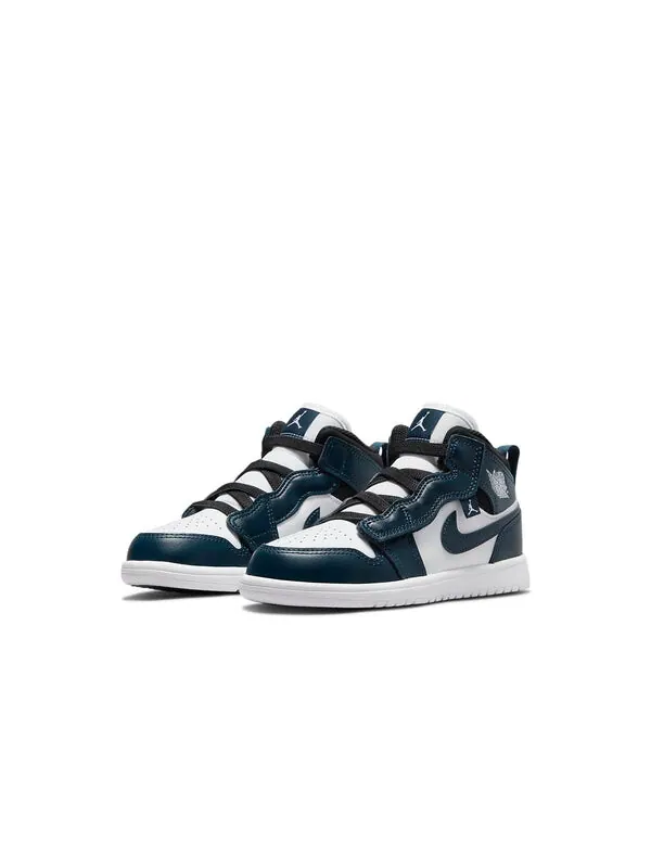 Кроссовки 1 средние Air Jordan — изображение 3 из 4, синий/белый