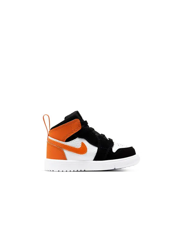 Кроссовки 1 средние альт Air Jordan — изображение 2 из 4, оранжевый/белый