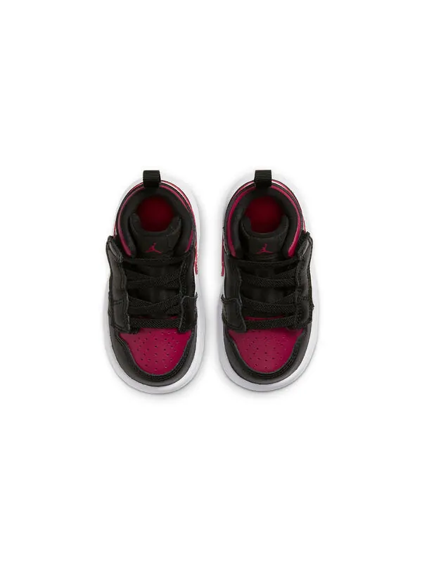 Кроссовки 1 средние альт Air Jordan — изображение 3 из 4, черный/красный-белый