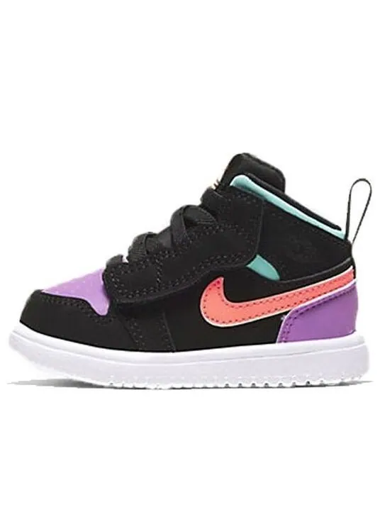 Кроссовки 1 средние альт Air Jordan — изображение 1 из 4, черный/оранжевый