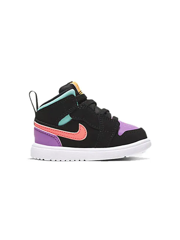 Кроссовки 1 средние альт Air Jordan — изображение 2 из 4, черный/оранжевый