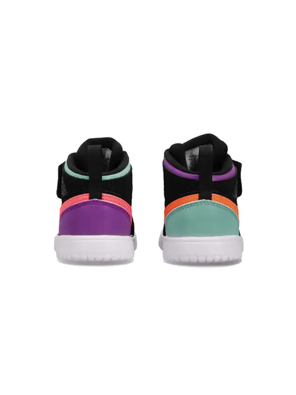 Кроссовки 1 средние альт Air Jordan — изображение 4 из 4, черный/оранжевый