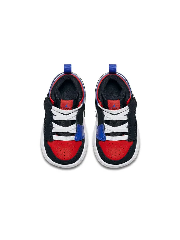 Кроссовки 1 средние альт Air Jordan — изображение 2 из 4, черный/синий/красный