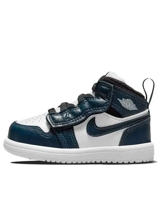 Кроссовки 1 средние Air Jordan — изображение 1 из 4, темно-синий/черный/белый