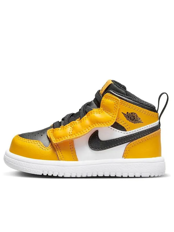 Кроссовки 1 средние альт Air Jordan — изображение 1 из 4, черный/желтый