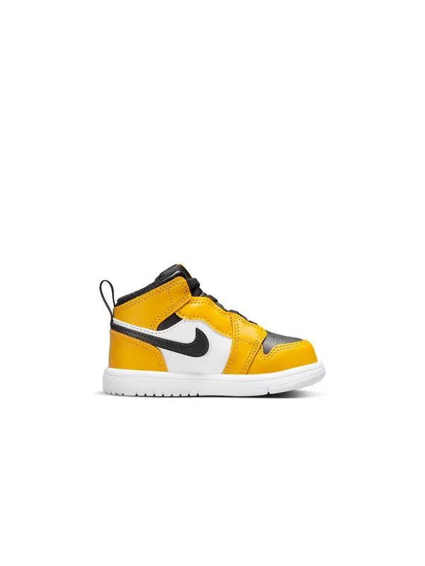 Кроссовки 1 средние альт Air Jordan — изображение 2 из 4, черный/желтый