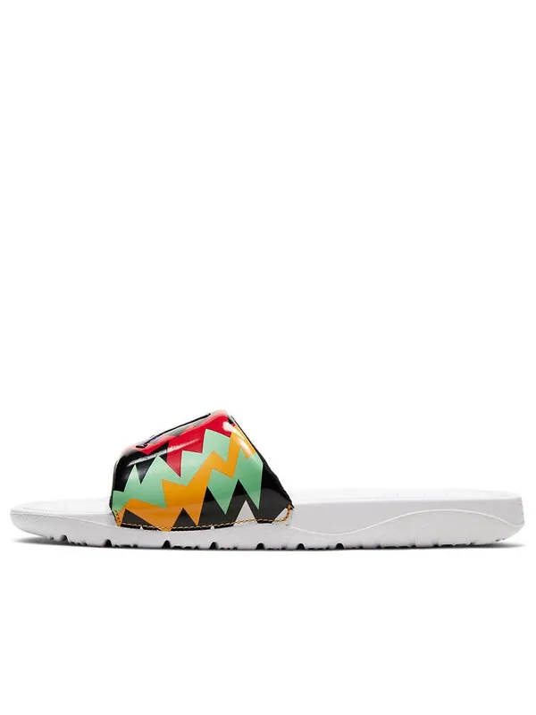 Тапочки break slide 'white multi-color' Air Jordan — изображение 1 из 4, белый