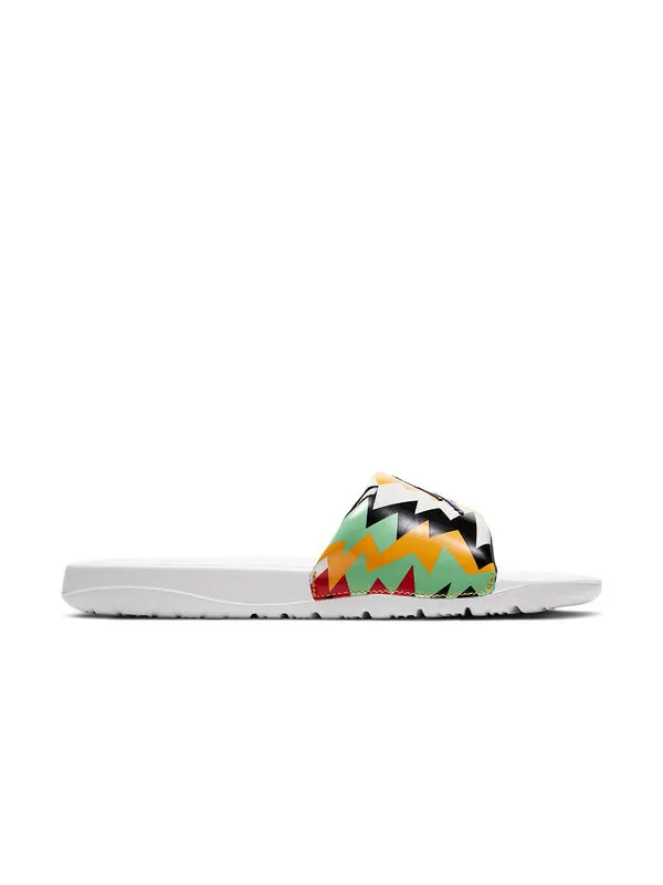 Тапочки break slide 'white multi-color' Air Jordan — изображение 2 из 4, белый