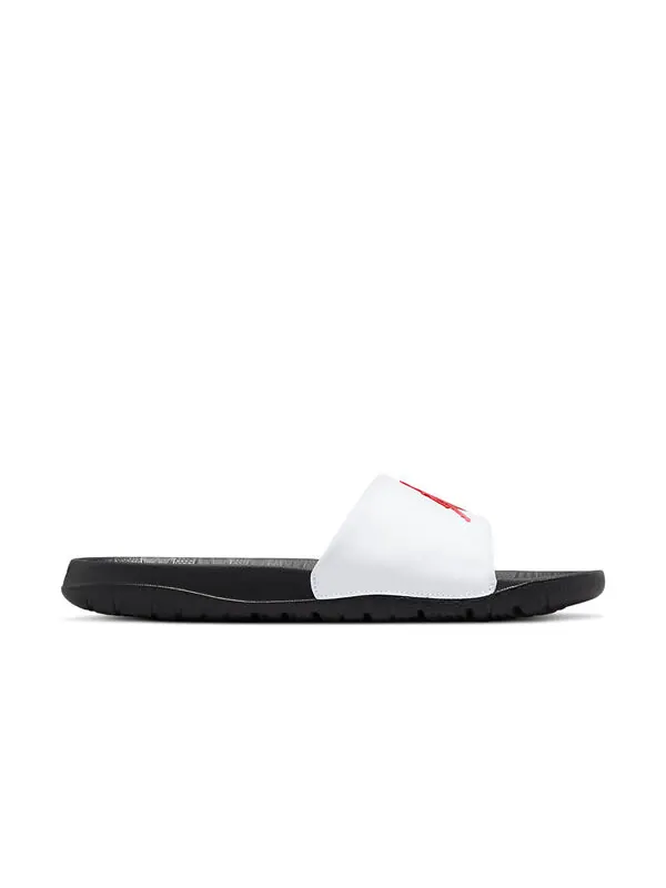 Тапочки break slide 'white black' Air Jordan — изображение 2 из 4, черный/красный/белый