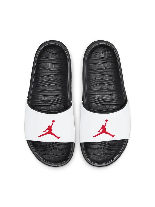 Тапочки break slide 'white black' Air Jordan — изображение 3 из 4, черный/красный/белый