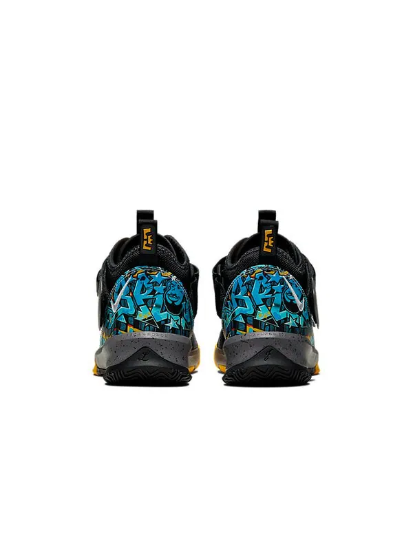 Кроссовки (GS) Nike LeBron Soldier 13 'Black Blue' — изображение 4 из 4, черный/синий