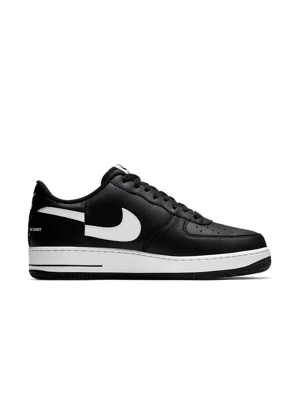 Кроссовки x Supreme x Comme Des garcons рубашка Air Force 1 low Nike — изображение 2 из 4, черный