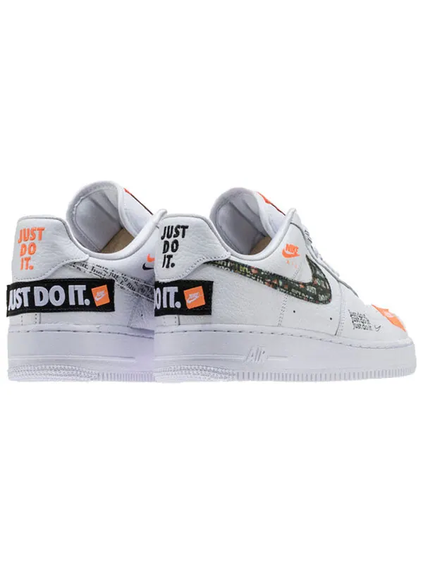 Кроссовки air force 1 low '07 prm 'just do it' Nike — изображение 4 из 4, белый/черный/оранжевый