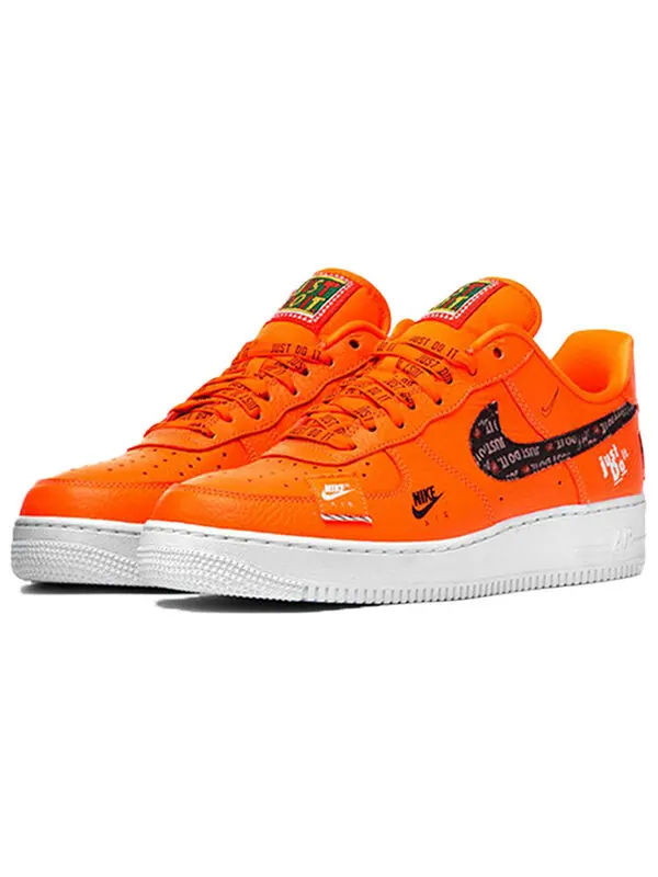 Кроссовки air force 1 низкие Nike — изображение 3 из 4, оранжевый/черный-белый