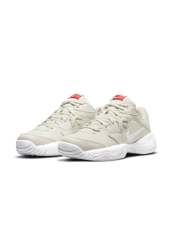 Кроссовки court lite 2 'light bone lobster' Nike — изображение 3 из 4, бежевый