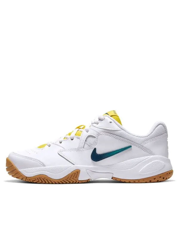 Кроссовки court lite 2 hard court 'white yellow blue' Nike — изображение 1 из 4, белый/желтый/синий