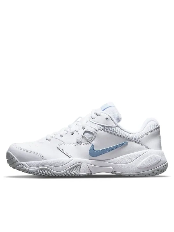 Кроссовки court lite 2 white/blue Nike — изображение 1 из 4, синий